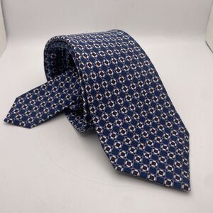 Brooks Brothers Silk Navy Life Perserver Makers and Merchants Woven Tie Designer